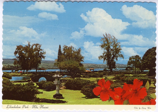 Liliuokalani Park Hilo Hawaii Postcard