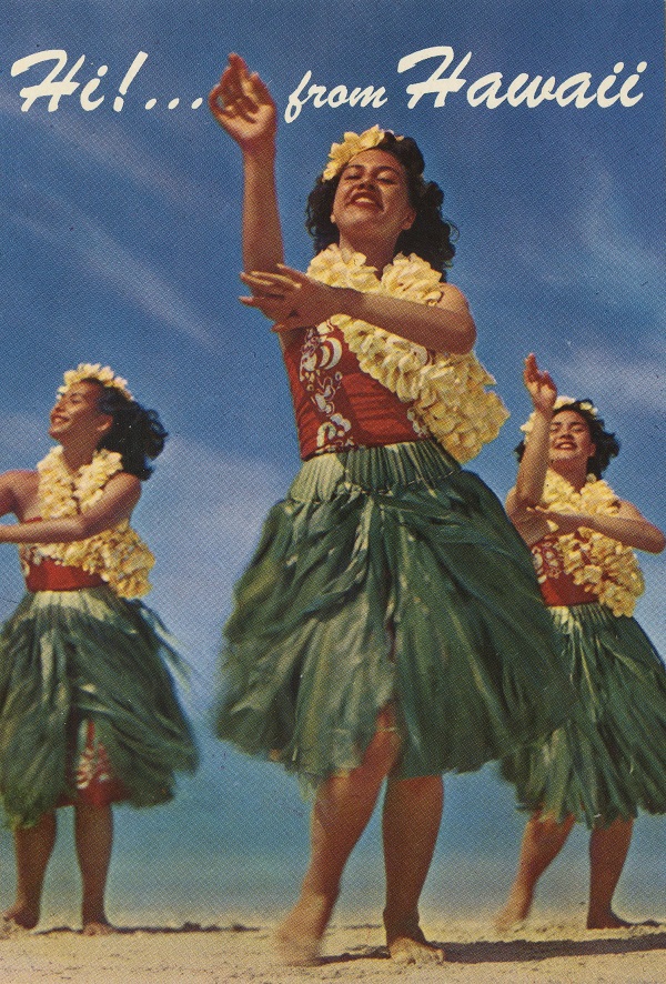Hi From Hawaii Nani Lii Hawaiian Postcard