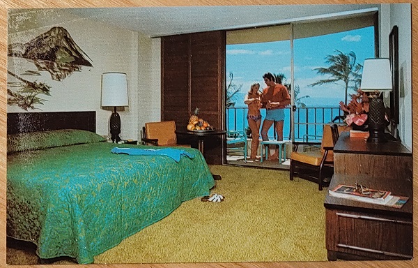 Royal Lahaina Hotel Hawaiian Vintage Postcard Mike Roberts
